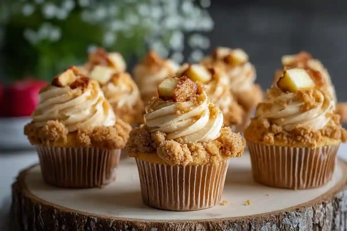 Apple Crumble Cupcakes