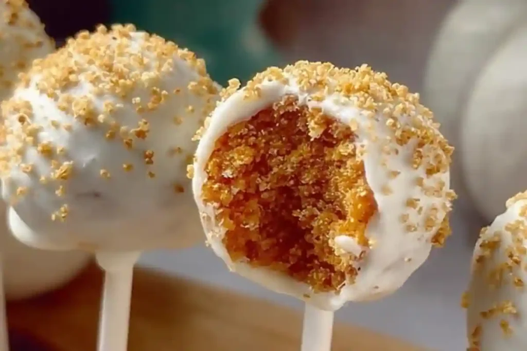 Pumpkin Pie Cake Pops!